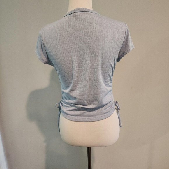 Gypsies & Moondust Juniors' Ruched Sides Blue Size Medium - Picture 5 of 7